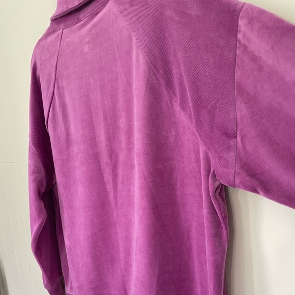 Wild Fable NEW Purple Velour Quarter Zip Pullover Top ~ NWT Size Large - Picture 14 of 16